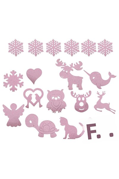 Next Craft Ornament pentru brad de Crăciun 19 opțiuni de culoare din pâslă