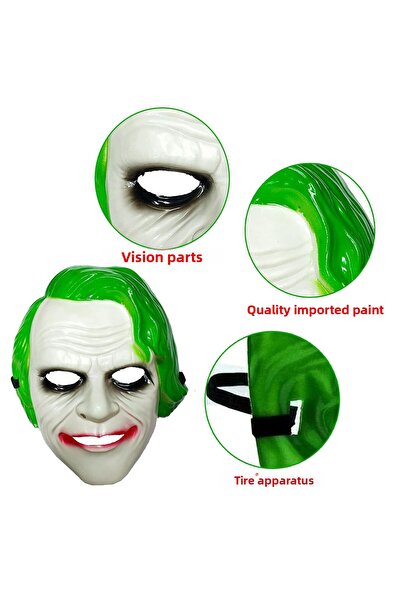 TanOzel The Dark Knight Joker Mask Green