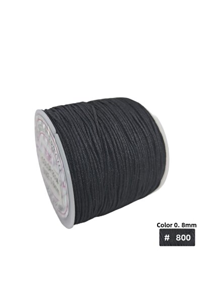 Getshop Alışveriş Pazarı Κολιέ Σχοινί Βραχιόλι Σχοινί Αλεξίπτωτο Σχοινί 50 μέτρα 0,8 χιλιοστά Ποικιλία χρωμάτων