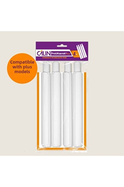CALIN Câlın Pratikasnak Plus جهاز تمديد 4 قطع 18.5 سم أبيض