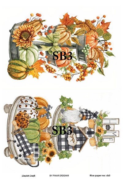 LİNEART Lineart Brass Decopage Paper 29X42 No:Sb03