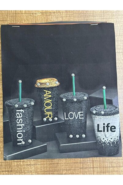 Gönülden Tasarım 23X20 CM CU PĂLĂRIE DE CAFĂ DE PIATRĂ 3 DIMENSIUNI ARMATURA PATCH CUSUT HOBIE