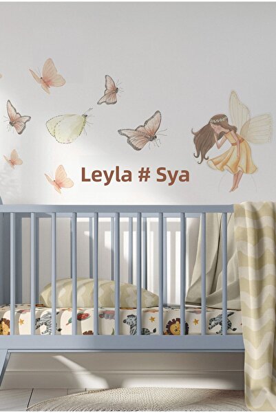 Renklendir Hayatını Stk-123 Fairy Themed Wall Sticker