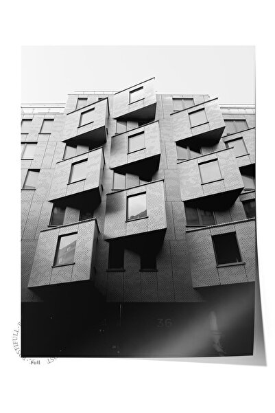 Postifull Ασπρόμαυρη αρχιτεκτονική αφίσα - χωρίς πλαίσιο, καλλιτεχνική εκτύπω...