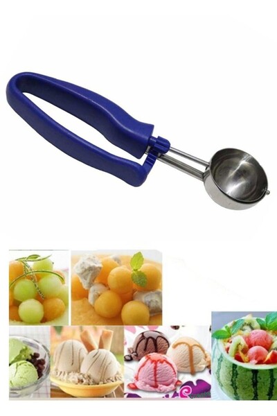 Jet's Home ملعقة آيس كريم من الفولاذ المقاوم للصدأ مقاس 45 مم - خدمة العرض