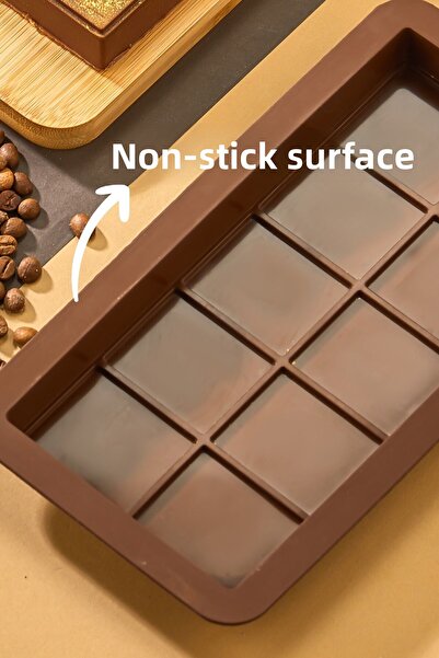 Nandy Home Φόρμα σοκολάτας 2 τεμαχίων σιλικόνης Maxi Size Dubai - Φόρμα σιλικόνης