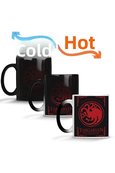 Baskı Dükkanı كوب بورسلين سحري من جيم أوف ثرونز هاوس تارجارين