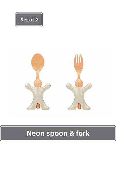Sunplast NEON Kids Spoon & Fork