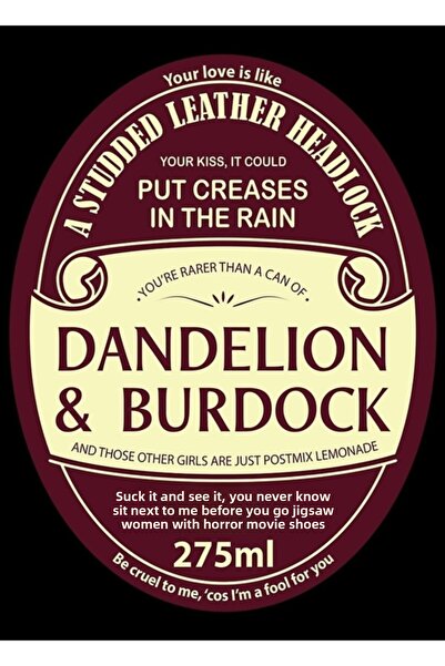 Universal Διακοσμητική Ξύλινη Αφίσα Ζωγραφικής με Πικραλίδα και Κυνόφηλο