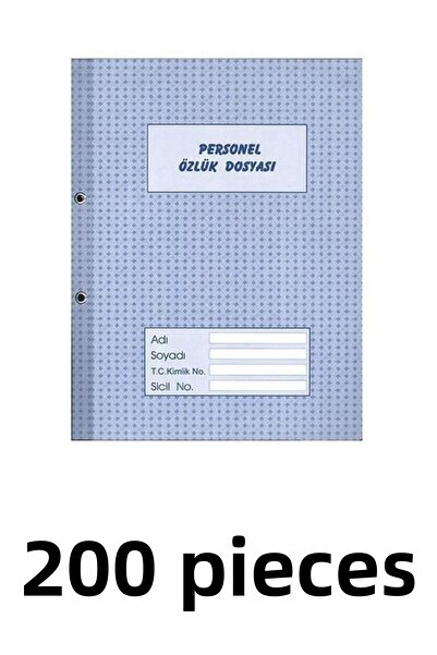 Dilman 200 Personalized Quantity Files with Wire 24x32 Cm