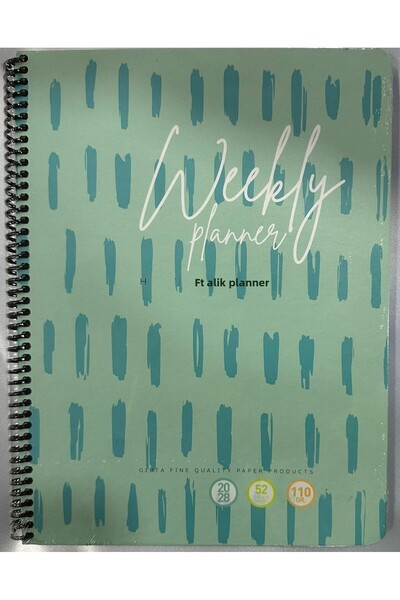 Gıpta Planificator Săptămânal 20x28 52 Foi 110gr