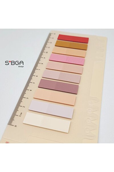 sibga tasarım Transparent Colored Postit Post-it Post ItBookmark Bookmark Postit Sticker Note Paper 200 Sheets