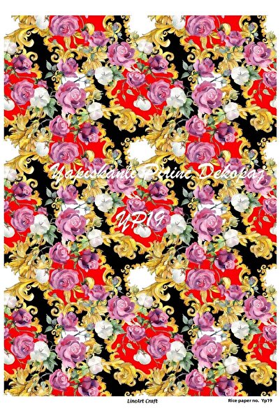 LİNEART ورق تزيين نحاسي لاصق رقم: YP19