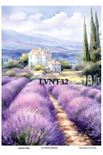 LİNEART ورق تزيين نحاسي من سلسلة لافندر 29 × 42 سم رقم: LVNT32