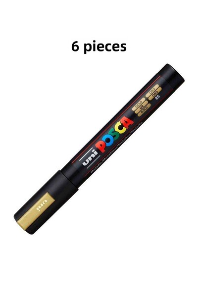 UNİ-BALL Posca Pc-5M Water-Based Marker Pen 6'Li Box