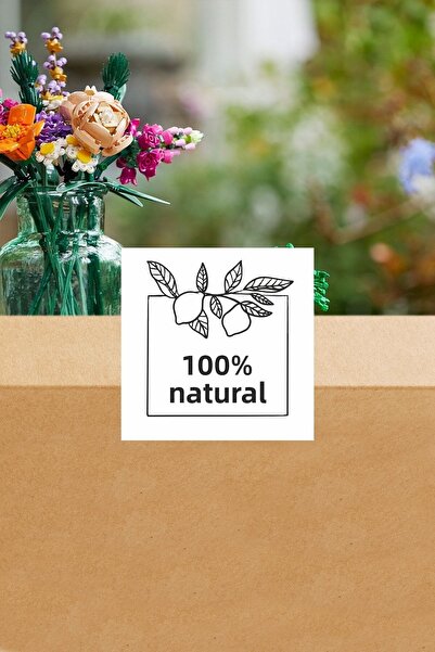 Dekorden ملصق، 45 قطعة ملصقات "طبيعية 100%".