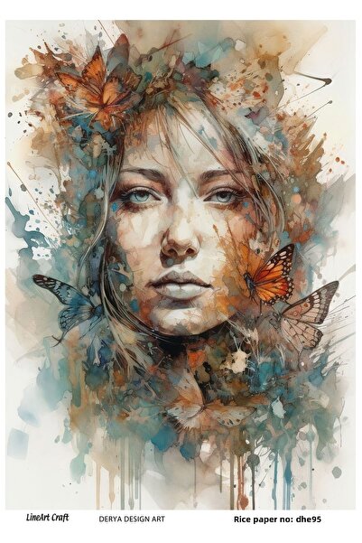 LİNEART ورق ديكوباج LineArt بنمط نحاسي - DHE95