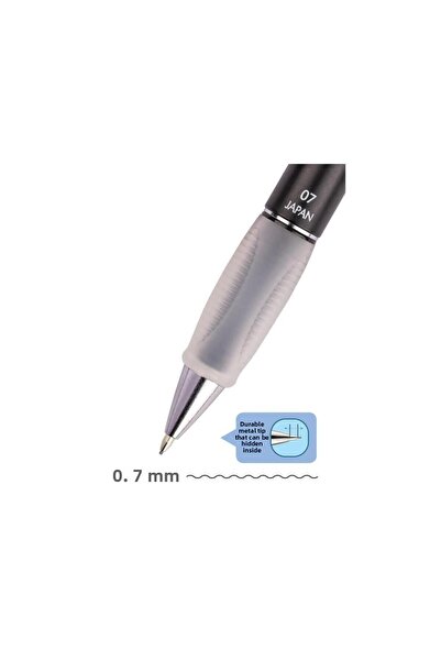 Serve Deep Mechanical Tip 0.7 mm Mr. Black Pen + Tombow 0.7 mm 2b Tip 3 Pieces