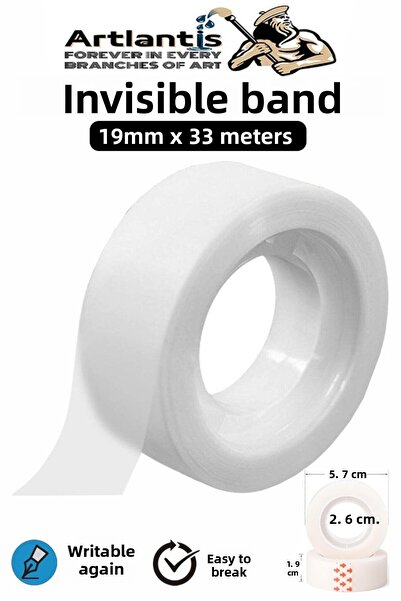 Artlantis Bandă invizibilă 19x33 metri 1 bucată Bandă invizibilă transparentă...