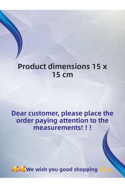 şamaksesuar 3 MM Raw MDF Plate - 15 Cm Round Under Service (6 Pieces)