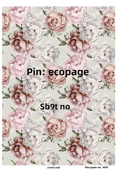 LİNEART ورق ديكوباج نحاسي Lineart 29X42 رقم: L4695