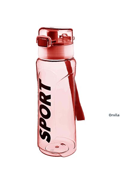 Orvila زجاجة مياه سهلة الغطاء 700 مل - زجاجة مياه احترافية بلون البرقوق للمدرسة - مكان العمل - المكتب - الرياضة