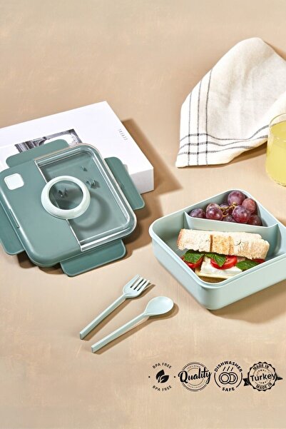 MUF HOME مجموعة صناديق التغذية لصندوق الغداء - صندوق سفر للرياضيين والطلاب وا...