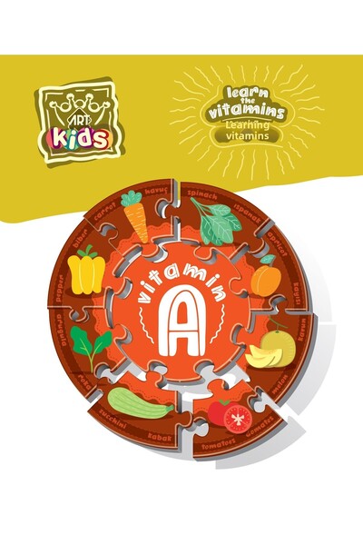 Art Puzzle Art Kids I'm Learning Vitamins
