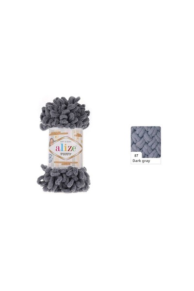 Prestij Boncuk Alize Puffy Dark Grey - 87 Μοντέλα Άνετα Παπούτσια