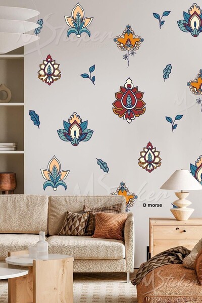 MSticker Set de autocolante de perete din sticlă pentru sufragerie cu design ...