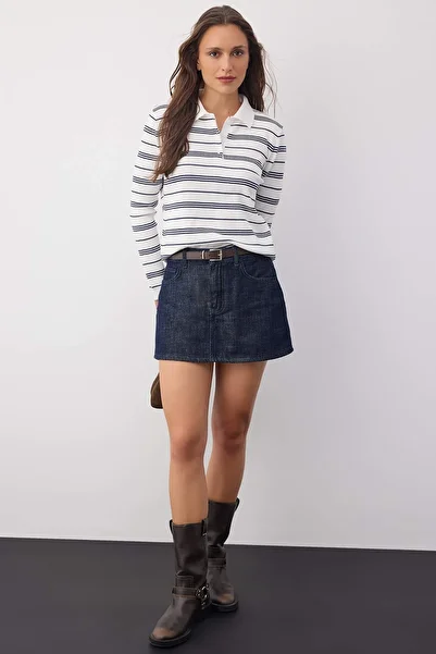 Trendyol Collection Wardrobe Essentials Ecru Premium Yarn Knitwear Sweater |   Twoaw26Kz001421