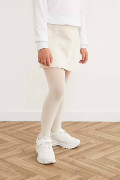 Fulla Moda Κοριτσίστικη σορτς φούστα με ελαστική μέση και φερμουάρ