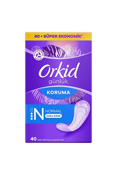 Orkid Günlük Ped Normal Ekonomik Paket 40'lı