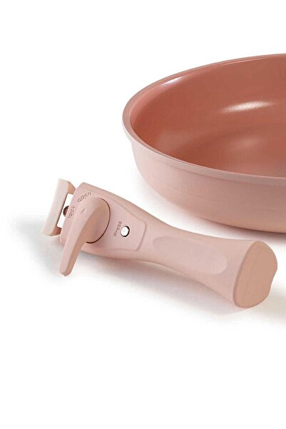 NEOFLAM Midas Pink Pan and Pot Removable Handle D-Neodh-03