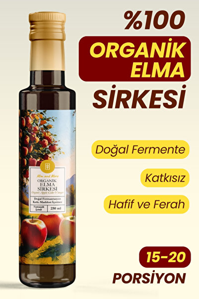 Mim and More Elma Sirkesi - Organik, Doğal Fermantasyon, %100 Doğal, Katkısız...