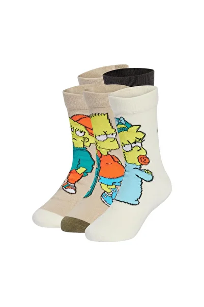 adidas JM4473-U The Simpsons 5Pp Τότε &amp; Κρέμα Καπέλων
