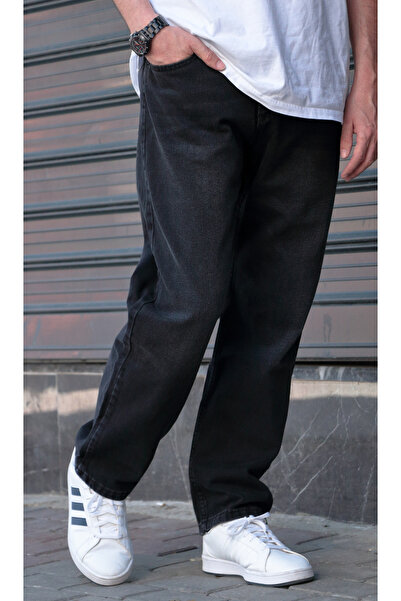 green poll Erkek Baggy Bol Kesim Pantolon Yıkamalı Şık ve Modern