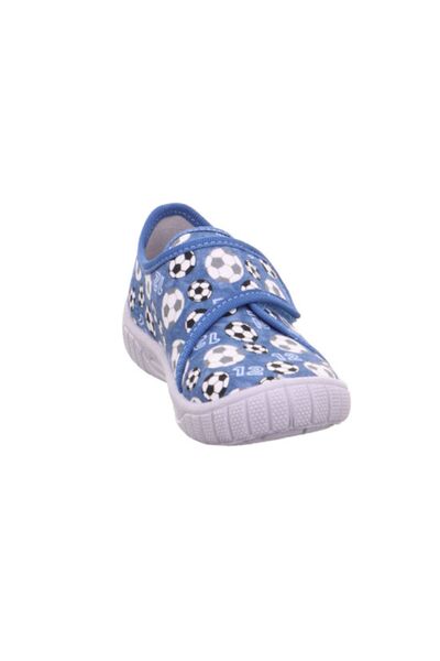 Superfit Bill Children's Home Nursery Shoes Blue Football 000279-8400