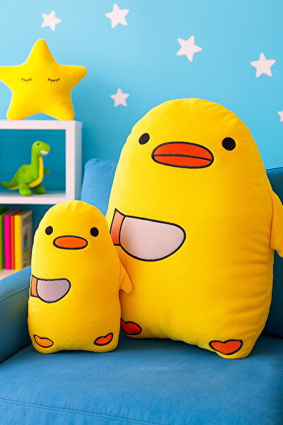 kutusuyla Belalı Civciv Peluş Safka Yastık - Yar Ben Belanın Ta Kendisiyim Yaramaz Katil Civciv Ve Yavrusu