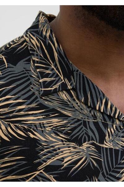 Jack & Jones JACK&JONES 12269096 JJEJEFF TROPICAL СОРОЧКА З КОРОТКИМИ РУКАВАМИ ВЕЛИКОГО РОЗМІРУ