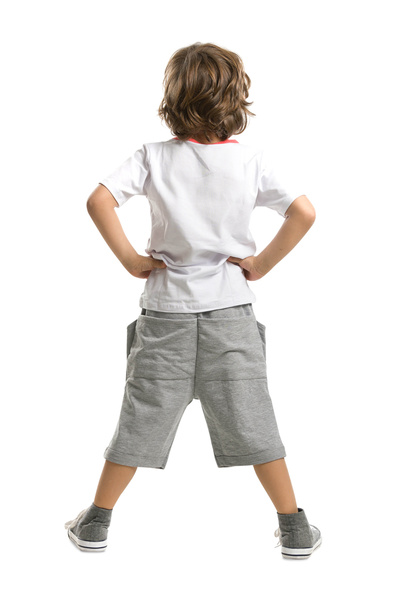Denokids طقم شورت تي شيرت صيفي للأولاد من تمساح فضفاض