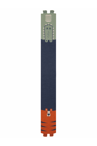 Denokids Boy's Scarf - Tiger Crocodile