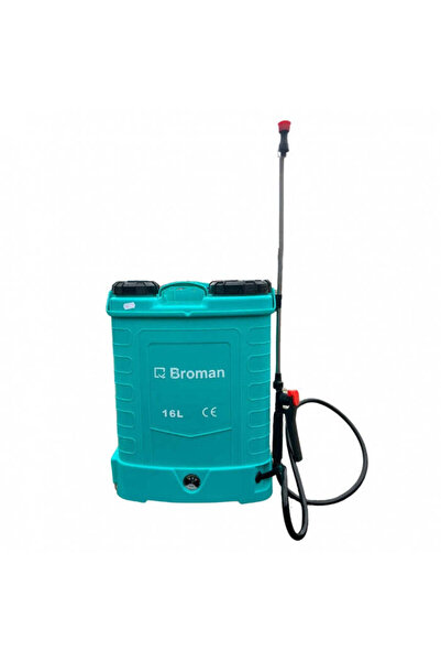 broman Pompă electrică de pulverizare 16L, autonomie de până la 6 ore, lance telescopică și 3 duze