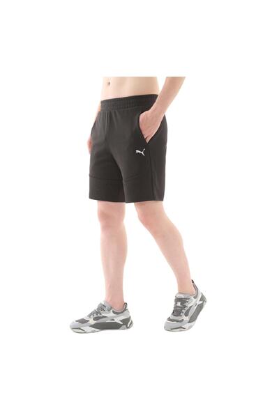 Puma Pantaloni scurți tricotați cu croiala obișnuită - Above Lungimea genunchiului, Mediu, Simplu, Buzunar lateral