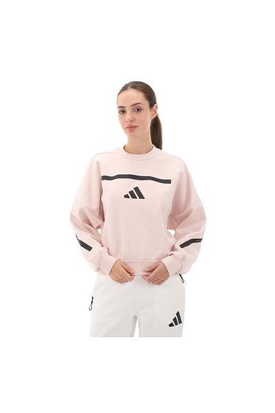 adidas JF4783-K W Ζ.ν.ε. Swt Γυναικείο Φούτερ Ροζ