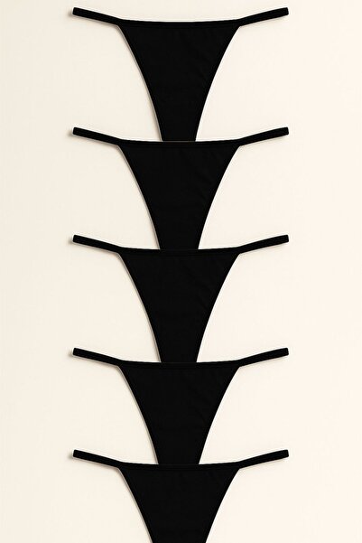 MAVİ QUMSAL Γυναικεία εσώρουχα Ribana σε πακέτο 5 τεμαχίων - Για καθημερινή χ...