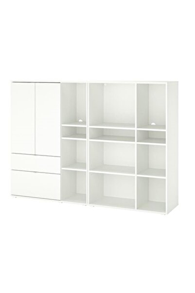 IKEA dolap kombinasyonu, beyaz, 200x37x140 cm