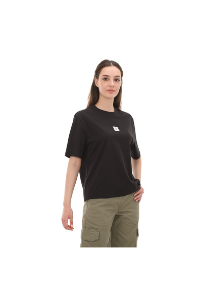 Timberland B0A5RZX0011-R Short-Sleeve Tee Kadın T-Shirt Siyah