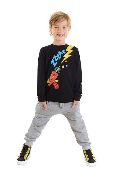 Denokids Zap Rocket Boy's T-shirt Trousers Set