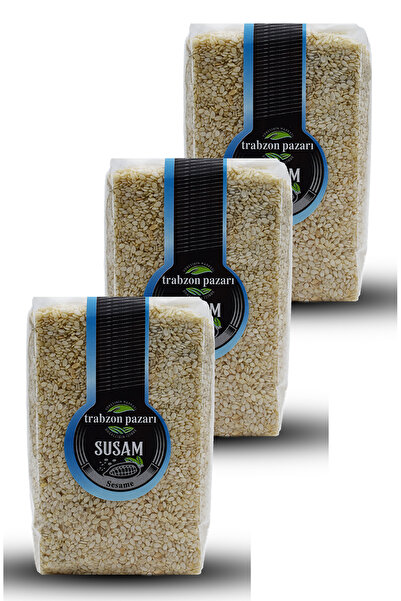 TRABZON PAZARI Çiğ Beyaz Susam 3x190 Gr